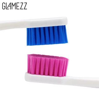[แพ็คคู่] Glamezz แปรงสีฟันแกลมเมซชมพู-น้ำเงิน ขนแปรงนุ่มพิเศษนำเข้าจากเยอรมนี กรมอนามัยรับรองคุณภาพ