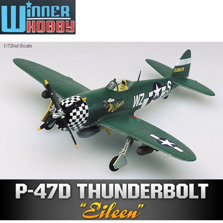 Academy 12474 (2105) P-47D THUNDERBOLT EILEEN scale 1/72