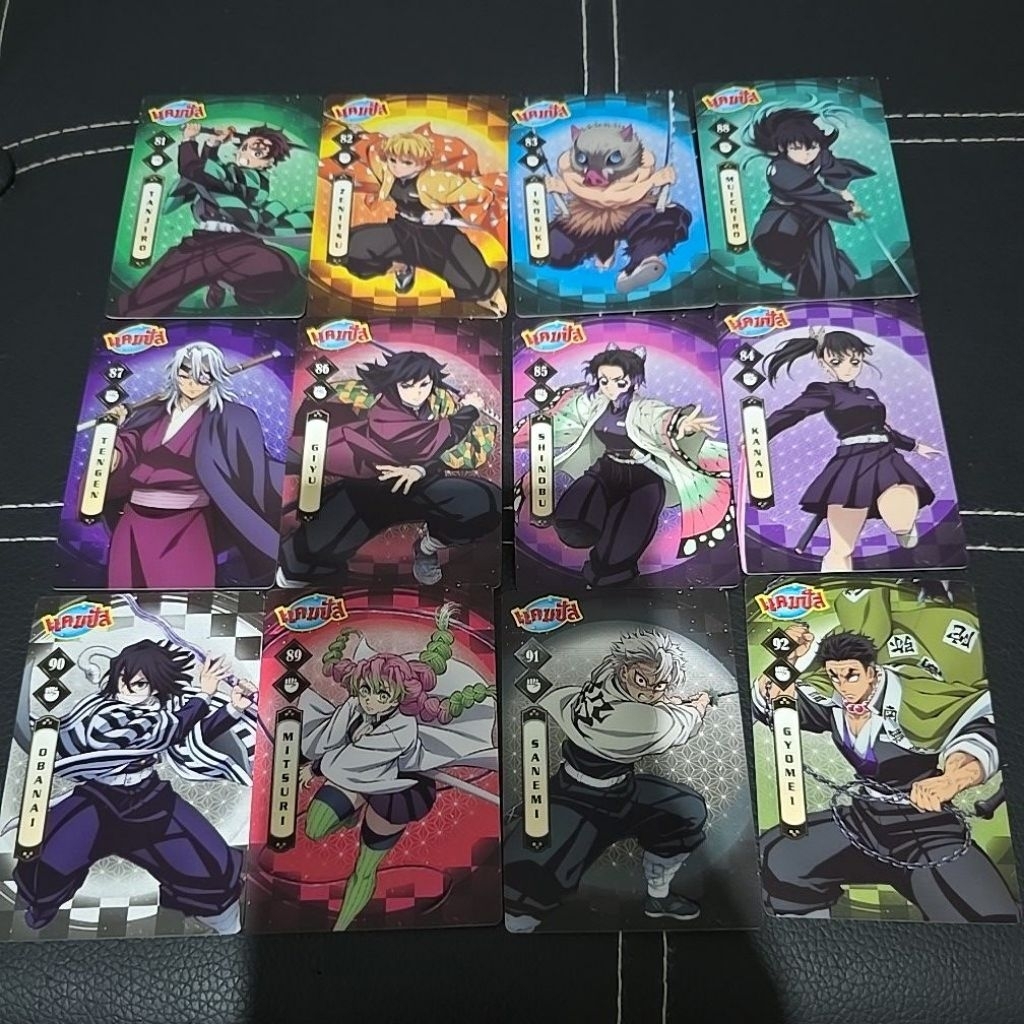 (New 9/9/69) การ์ด แคมปัส ดาบพิฆาตอสูร ภาคปราสาทไร้ขอบเขต Demon slayer Anime Card Kimetsu no Yaiba Infinity Castle