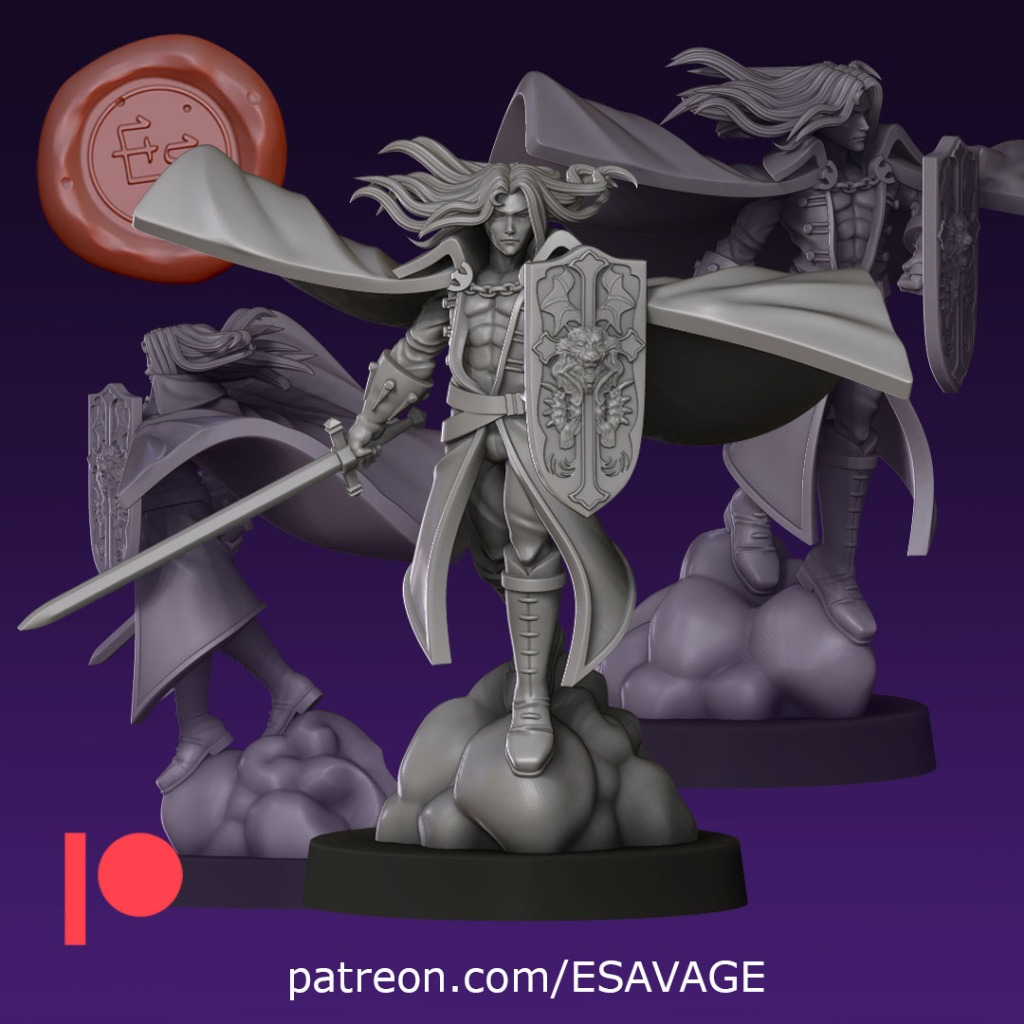 Alucard  - 32mm Miniature (Esavage)