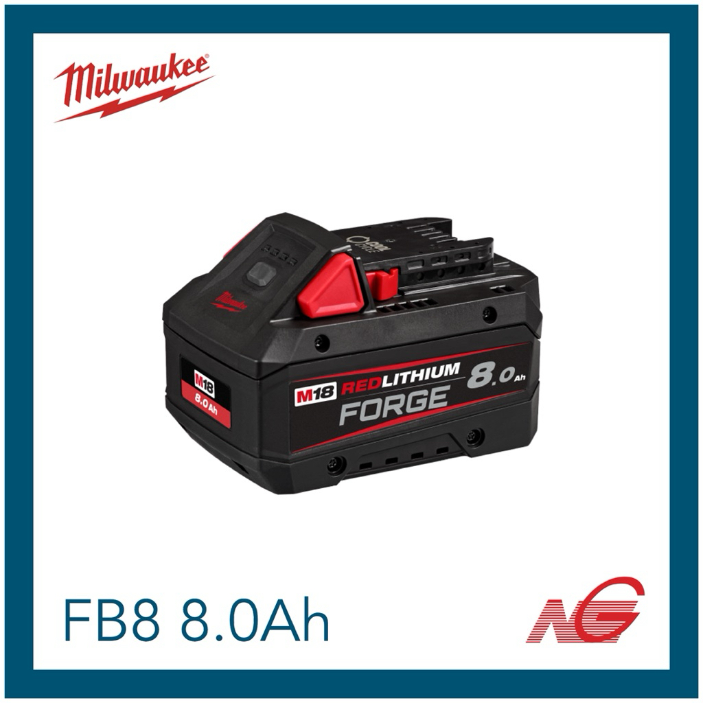 MILWAUKEE มิลวอกี้ M18 FORGE™ แบตเตอรี่ FB6 6.0Ah , FB8 8.0 Ah