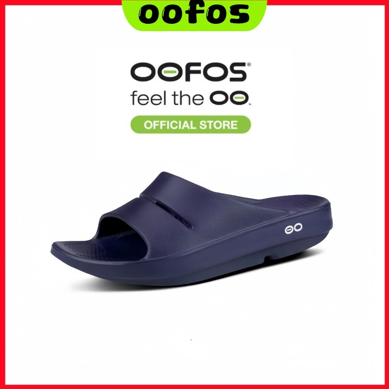 รองเท้า OOFOS รองเท้าผ้าใบเพื่อสุขภาพ สีน้ำเงิน - รองเท้า ofos นุ่มสุดๆ บรรเทาอาการปวดเท้า สไตล์ oof