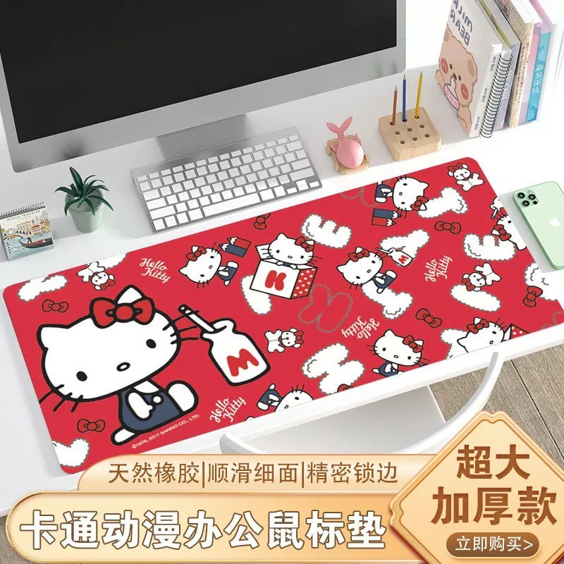 แผ่นรองเม้าส์ Hello Kitty และ Miffy ลายใหม่ น่ารักสุดๆ  ใช้งานดีมาก ขนาด 30x60cm. เข้าใหม่ 12ลาย