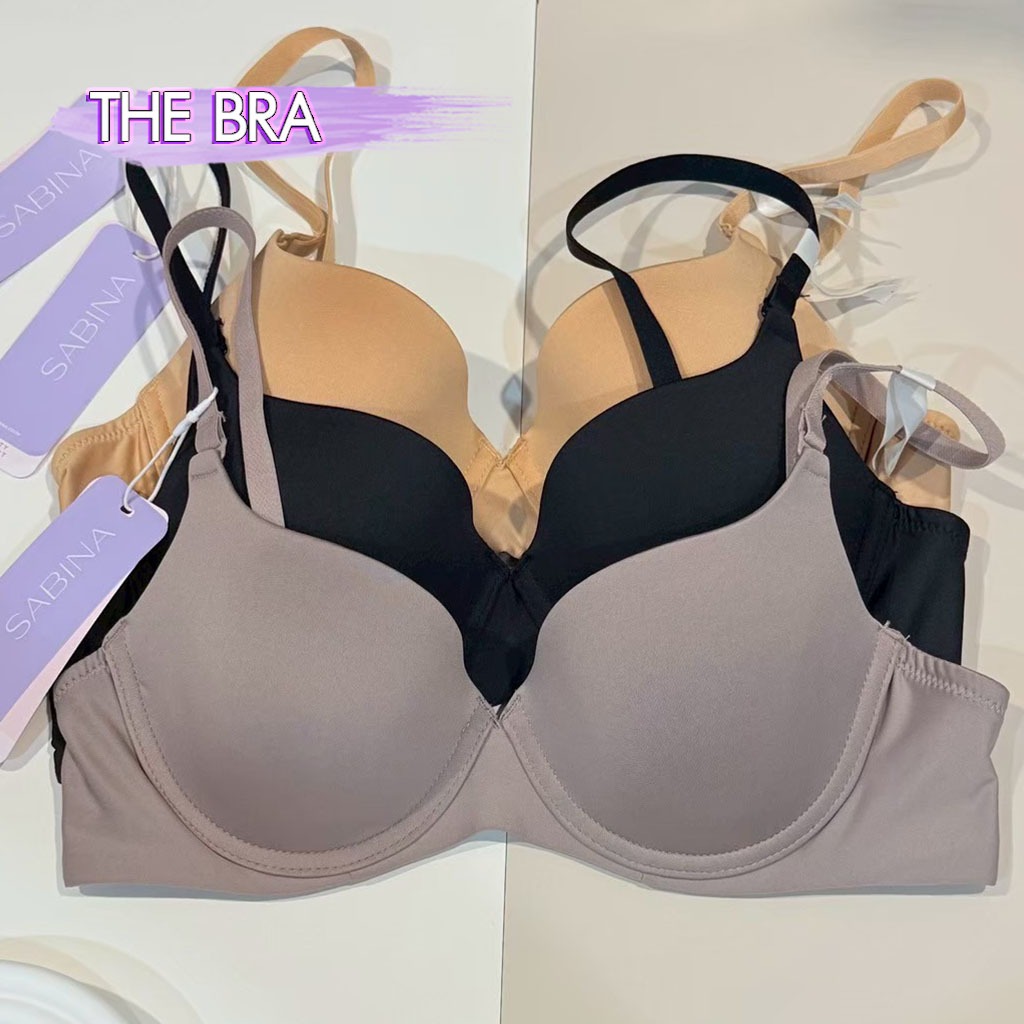 SABINA เสื้อชั้นในซาบีน่า ของแท้ 100% มีโครง บางเบา ไม่ดันทรง รุ่น PRETTY PERFECT รหัส NBU23001