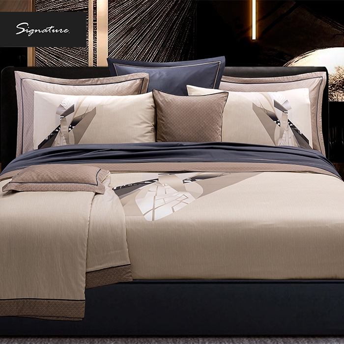 SANTAS HOME ผ้าปูที่นอนรัดมุม Micromodal ทอ 800 เส้นด้าย รุ่น Oriana