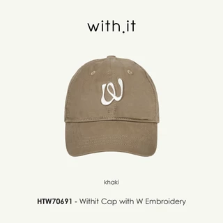 Withit W 3D Puff Embroidery Cap หมวกเบสบอล - HTW70691