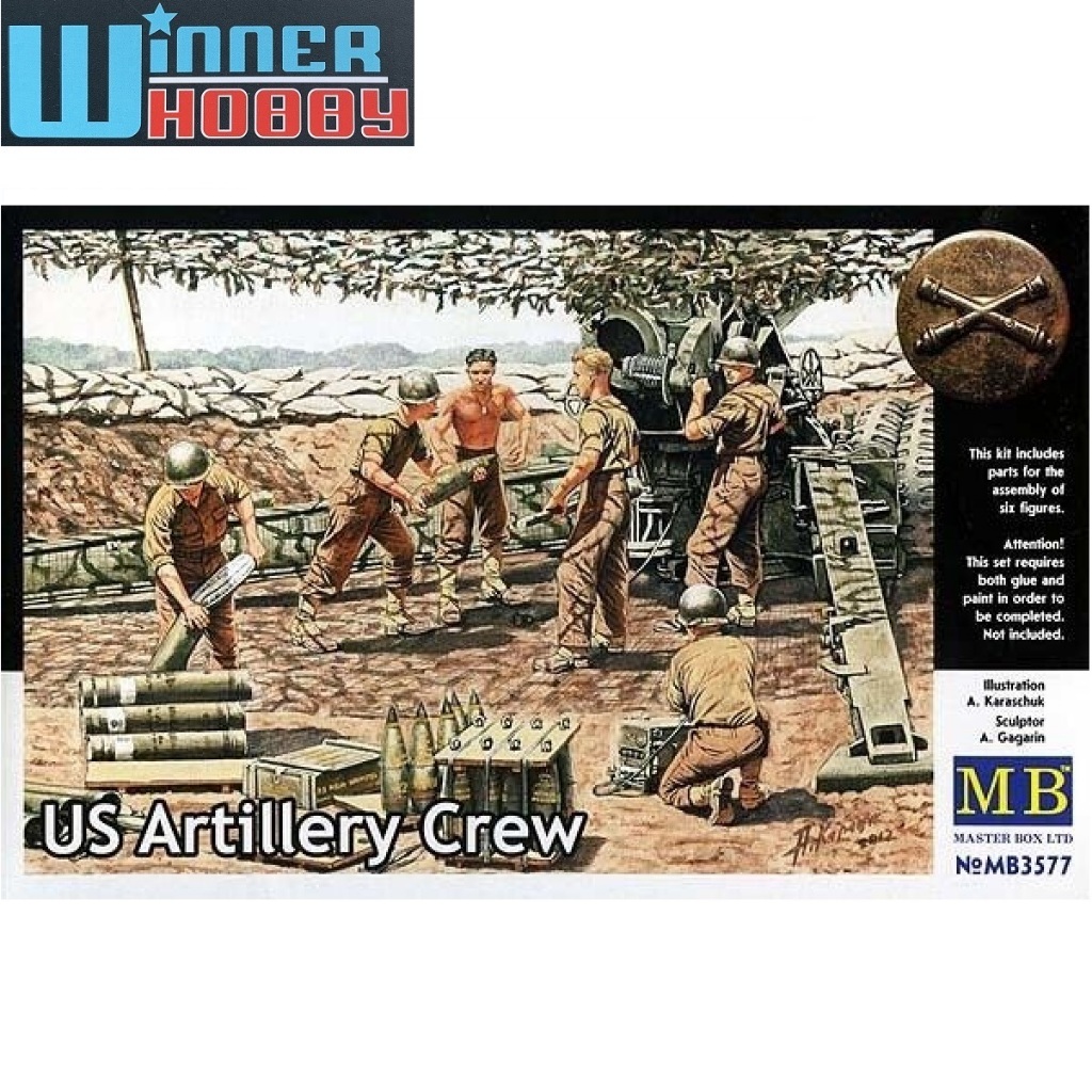 Master Box 3577 US Artillery Crew Vietnam War 1965-1973 (1/35)