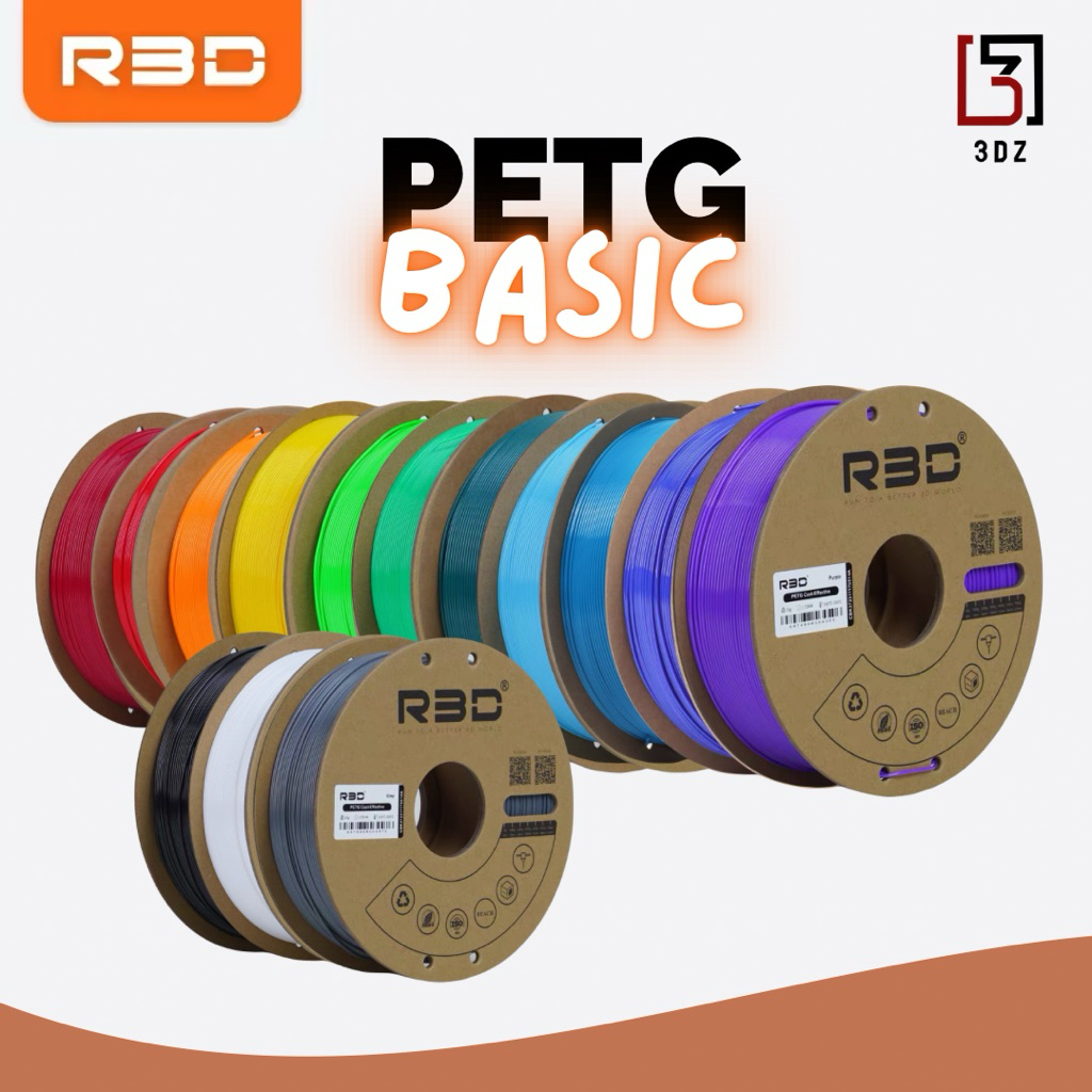 R3D PETG Filament(Basic) เส้นพลาสติก ขนาด 1.75มม.