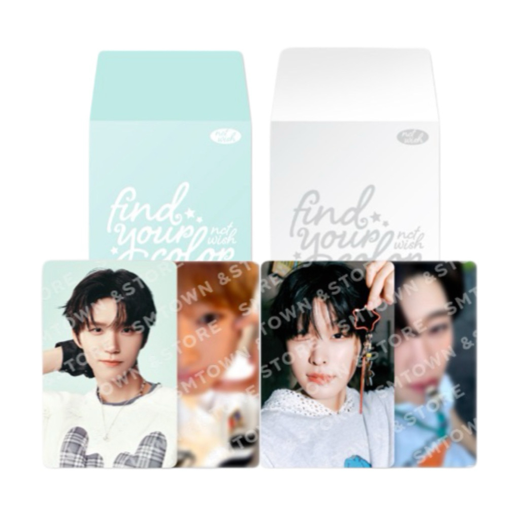 [Sale‼️] NCT WISH POP UP [FIND YOUR COLOR] RANDOM TRADING CARD SET
