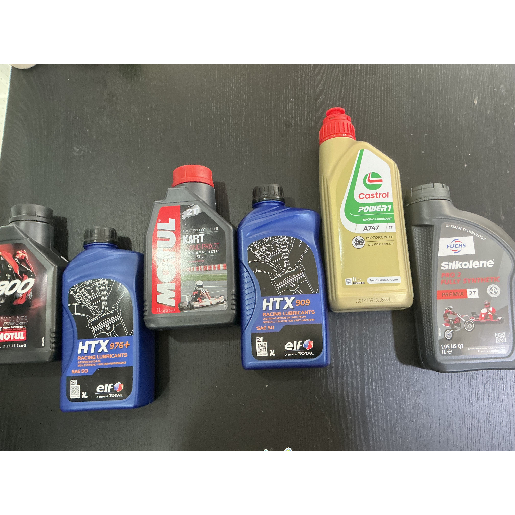 น้ำมันหัวเชื้อ 2T ELF 909-976 MOTUL KOKART-800 A747  น้ำมันผสมใช้กับรถ 2จังหวะ น้ำมันผสม 2T ออโตลูป
