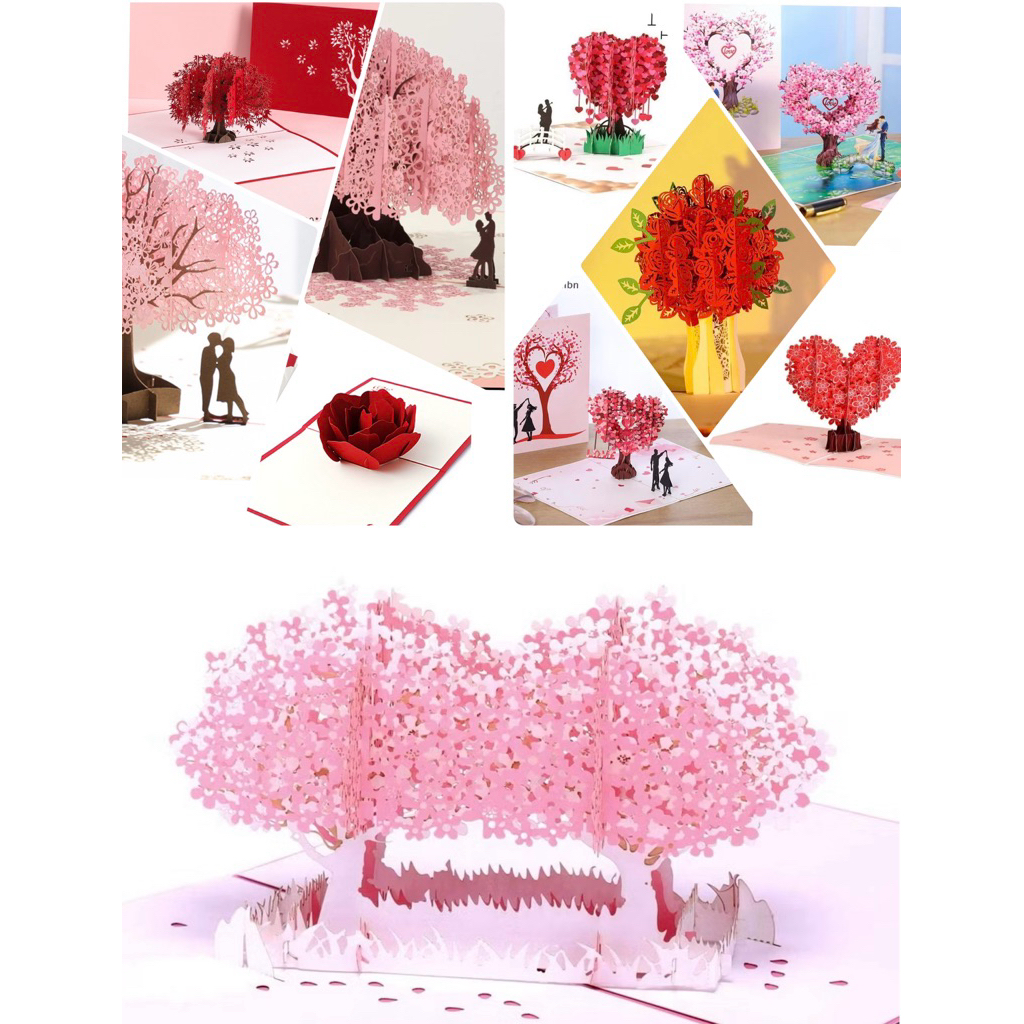 สินค้าพร้อมส่งจากไทย การ์ด3D การ์ดValentine MarryMe ILoveYou การ์ดพร้อมซอง การ์ดคู่รัก สำหรับโอกาสพิเศษ