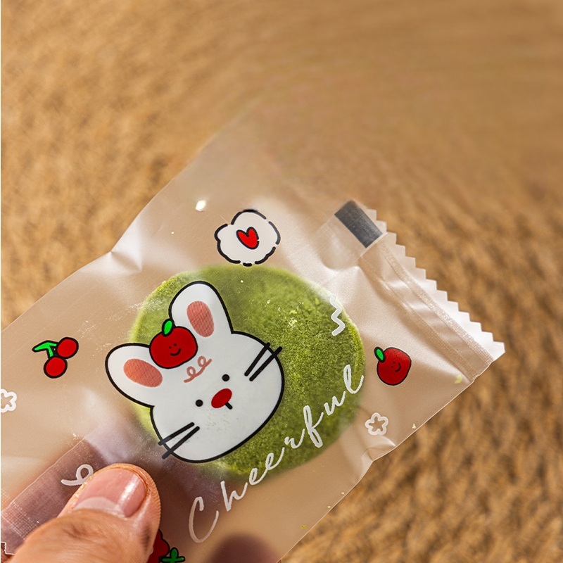 ถุงซีล ใส่คุกกี้ ถุงขนม ลายน่ารัก หมี กระต่าย ขนาด 5.5x8.5 และ 7x10 ซม. แพคละ 95-100 ใบ - รูปที่ 4