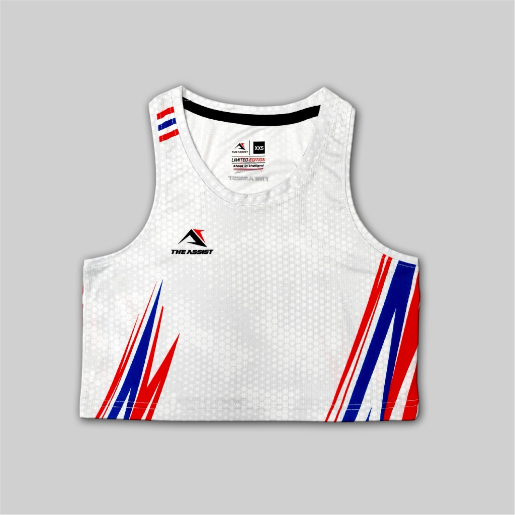 เสื้อวิ่ง เสื้อลำลอง ออกกำลังกาย เสื้อ crop TA-209 “Thunder Strike” - รูปที่ 4