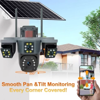 Eseecloud Solar cctv 4G Camera กล้องวงจรปิดไร้สาย 4G Solar Cell กล้องพลังงานแสงอาทิตย์ ติดตั้งภายนอก/ภายในได้ ไ