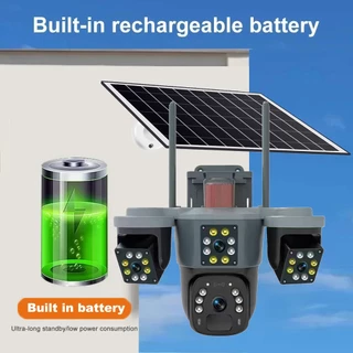 Eseecloud Solar cctv 4G Camera กล้องวงจรปิดไร้สาย 4G Solar Cell กล้องพลังงานแสงอาทิตย์ ติดตั้งภายนอก/ภายในได้ ไ