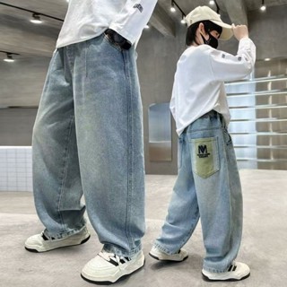 กางเกงยีนส์เด็กชาย สไตล์ยุโรปและอเมริกา ผ้าดีมาก เหมาะสำหรับ…