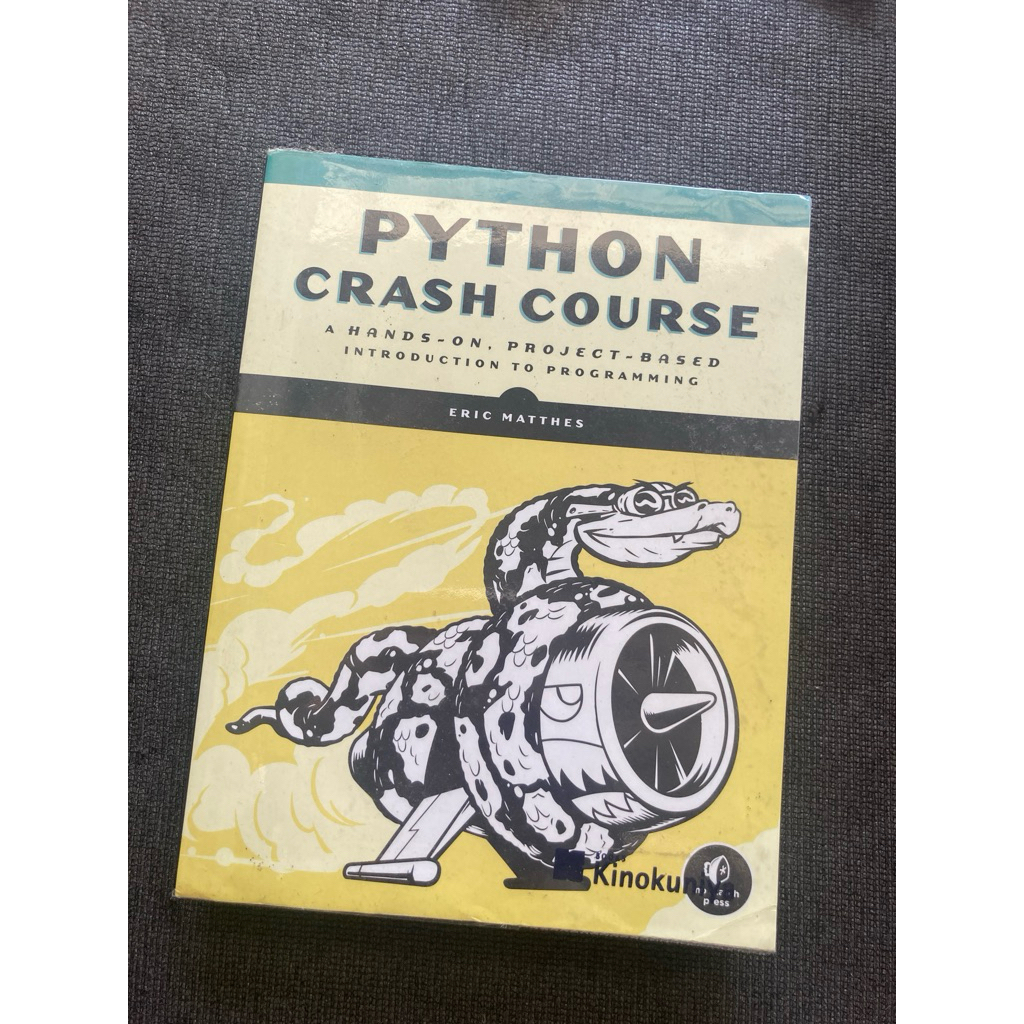 หนังสือ PYTHON CRASH COURSE