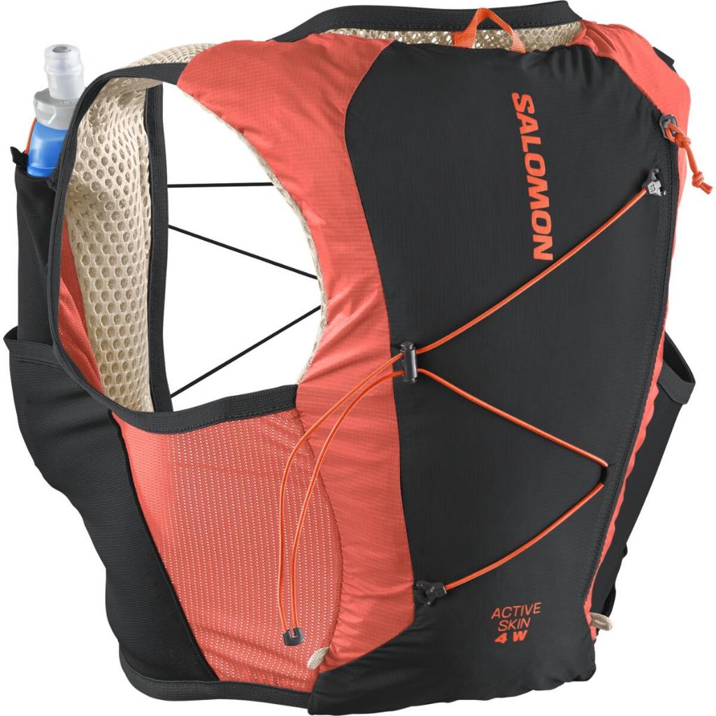 SALOMON ACTIVE SKIN 4 SET Women's Running Vest เป้น้ำวิ่งเทรล + ขวดน้ำนิ่ม 500ml x 2 ขวด LC2663100 Official Store