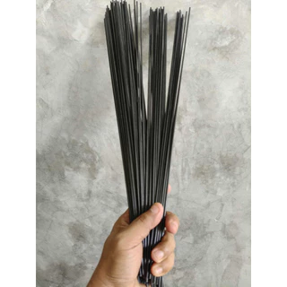 ซี่กรงนก ซี่เรซินดำ1.5-4.0มิล ยาว 50 cm ซี่ไฟเบอร ชนิดแบ่ง ซี่ดำ ราคาถูก