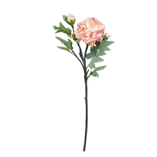 ช่อดอกโบตั๋นประดิษฐ์ ผ้าไหม ดอกกุหลาบ ช่อดอกโบตั๋น พีโอนี (Peony) ประดิษฐ์ สําหรับตกแต่งบ้าน งานแต่งงาน DIY ดอกไม้ปลอม
