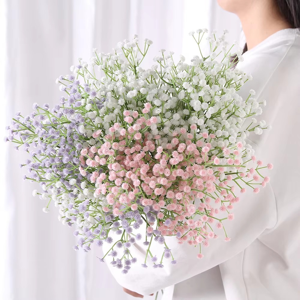 Gypsophila ช่อดอกเบบี้ประดิษฐ์ สําหรับตกแต่งช่อดอกไม้ งานแต่งงาน - รูปที่ 4