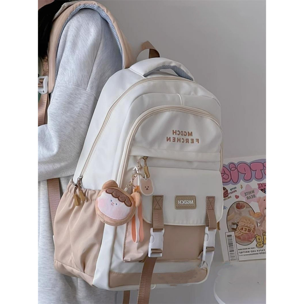 กระเป๋าเป้ผู้หญิง สไตล์น่ารัก ล้ำสมัย กันน้ำจุใหญ่ 36-55L