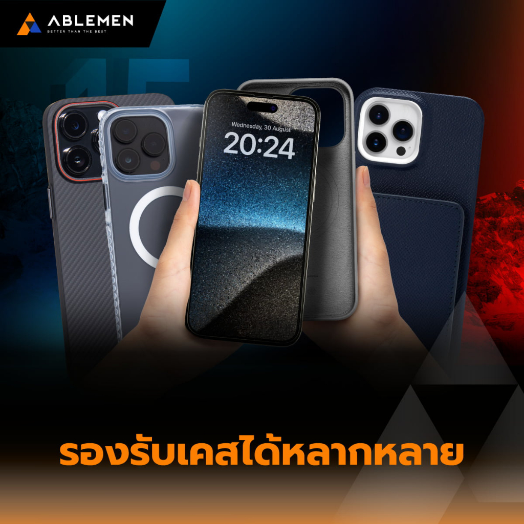ABLEMEN ฟิล์มกระจก Corning ขอบโค้ง 3D สำหรับ iPhone 17 16 15 14 Pro Max Air - รูปที่ 6