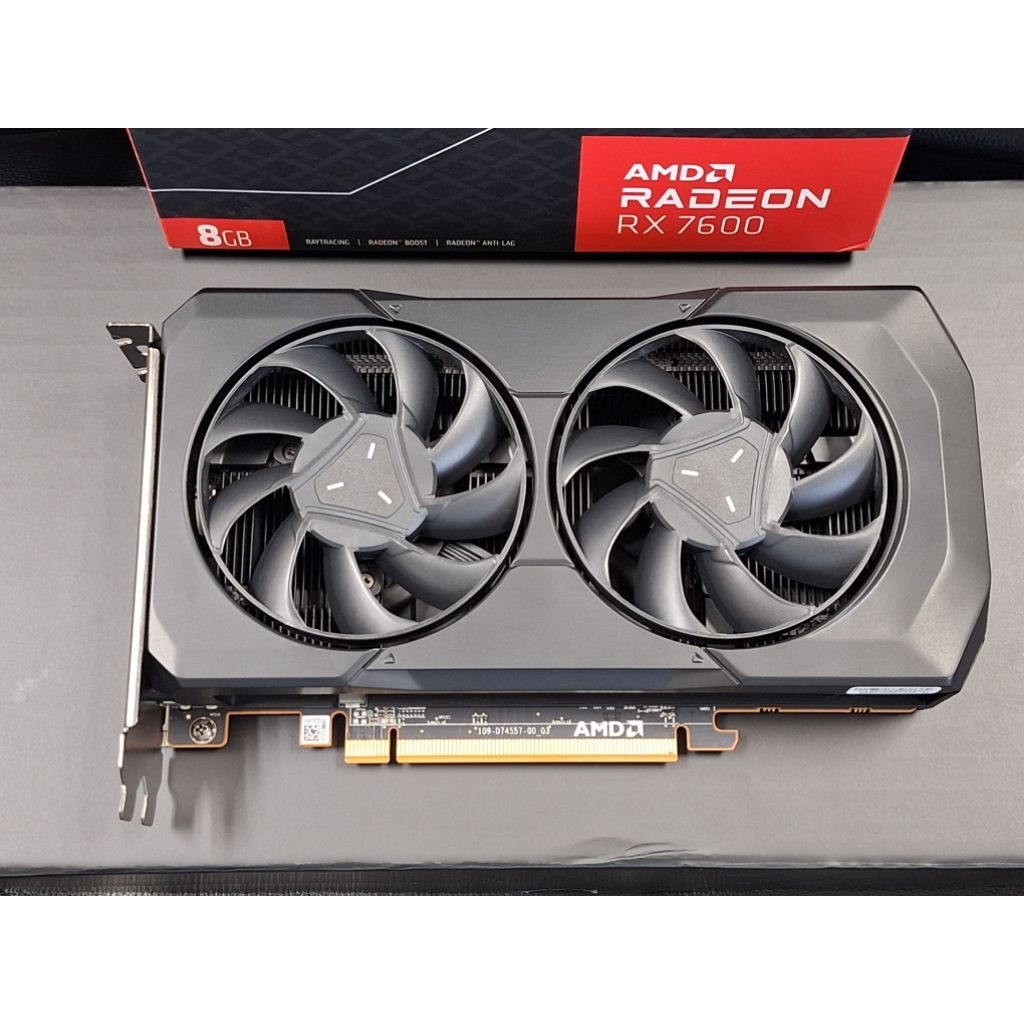 การ์ดจอมือ✌️XFX SPEEDSTER RADEON RX 7600 GAMING CARD - 8GB GDDR6 (RX-76PMBABFY) ประกันเหลือเกือบ3ปี