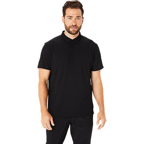 ASICS :  2031E473.001 ASICS SPIRAL EMBROIDERY POLO-SHIRTS MEN เสื้อคอกลมผู้ชาย ของแท้