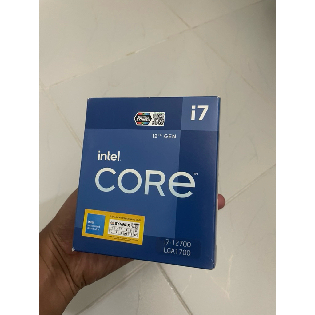 ซีพียู INTEL CORE I7-12700 LGA 1700 มือสองสภาพใหม่ 99% ตัวแรง