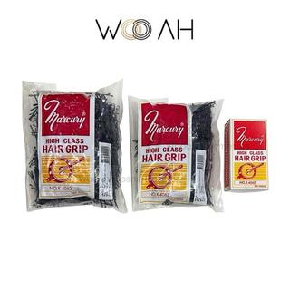 (กล่อง/ถุง) Marcury High Class Hair Grip กิ๊บตุ่ม กิ๊บดำมีปุ่ม อย่างดี ไม่เป็นสนิม ถุงขนาด450g/900g