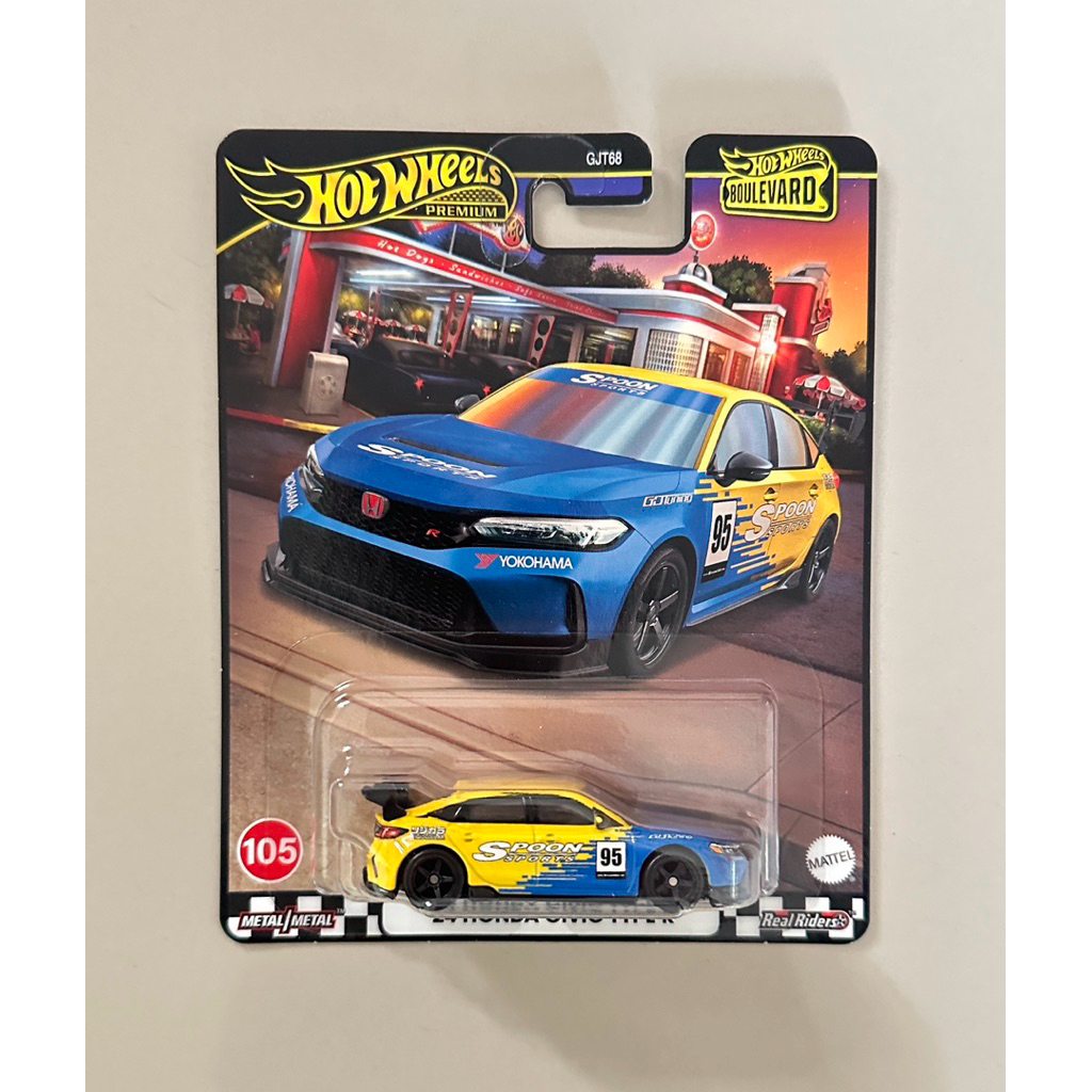 Hot Wheels รถเหล็ก Honda Civic Type R FL5 Spoon Sports ของแท้