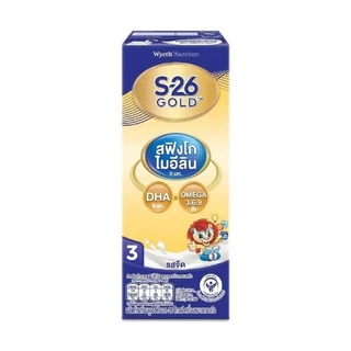 S26 Gold UHT เอส -26 โกล์ด ยูเอชที สูตร3 ขนาด180 ml 36. กล่อง