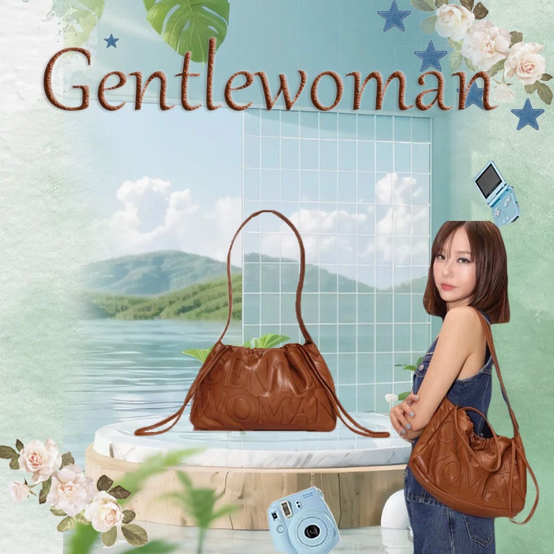 กระเป๋าเกี๊ยว Gentlewoman Soléa Bag (Dumpling Bag) กระเป๋าผ้าสะพายเฉียงแบบ Drawstring กระเป๋าผ้า
