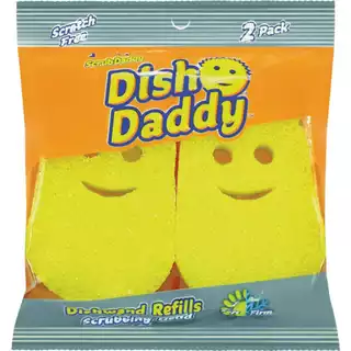 Dish Daddy Refill Head ดิชแด๊ดดี้ ใยขัด ขจัดคราบ รีฟีล 2 pcs/pack (ใช้กับตัว Dishwand)