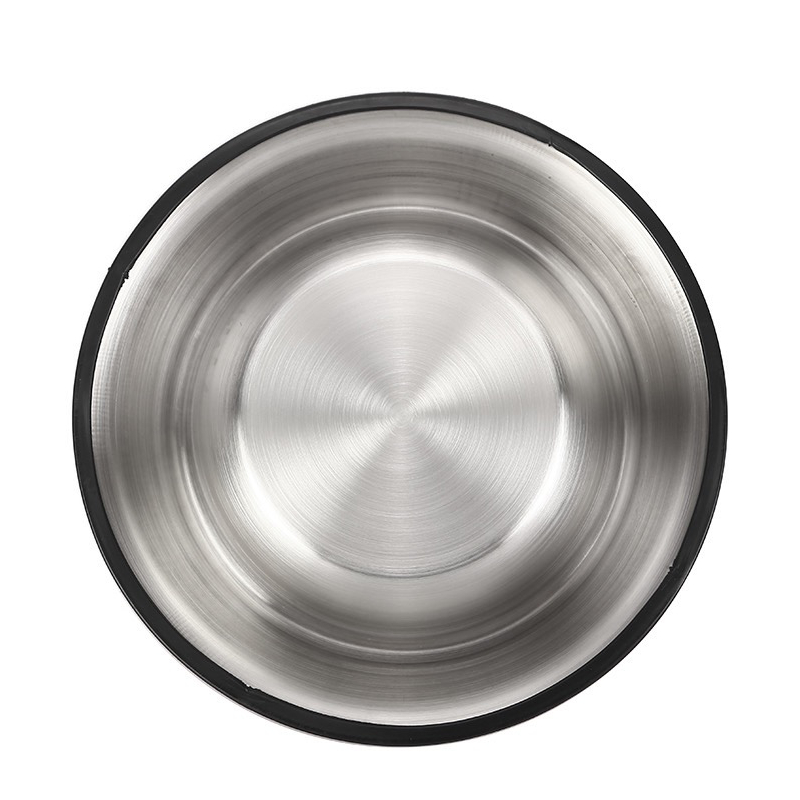 STOCK ชามสแตนเลสสำหรับแมวและสุนัข กันลื่น กันคว่ำ ทนต่อการกัด ทำความสะอาดง่าย ขนาด 15-34 ซม - รูปที่ 6