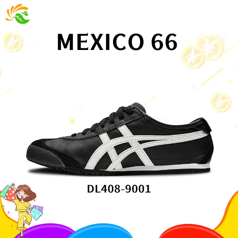 Onitsuka Tiger MEXICO 66 DL408-9001รับประกันของแท้ 100%รองเท้ากีฬาสำหรับชายหญิง