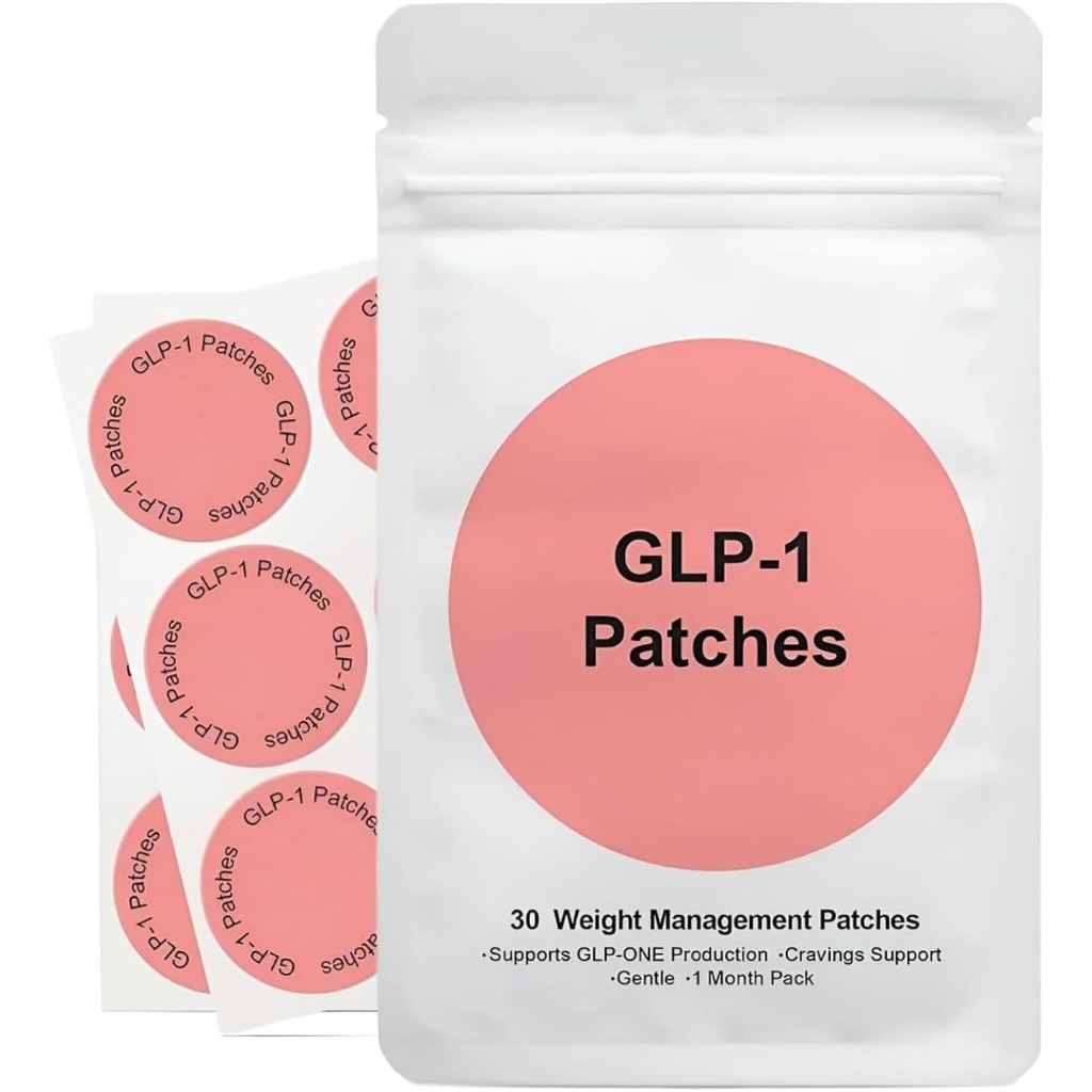 GLP-1 Patches with L-Glutamine, Cinnamon, Chromium, Pomegranate & Berberine, Skin Firming Therapy - 