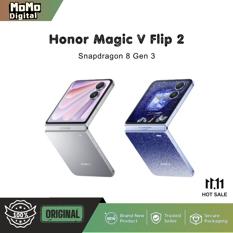 Honor Magic V Flip 2 Snapdragon 8 Gen 3 (4 nm) 5500 mAh 80w 6.82" 120Hz OLED 1232 x 2868 pixels
