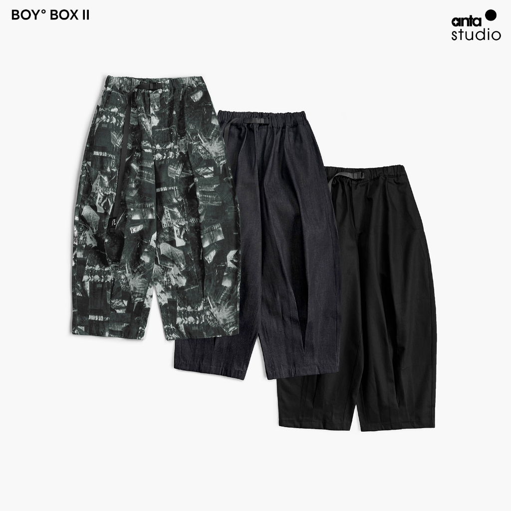 anta studio - BOY° BOX II Pant กางเกงรุ่นบอยบ็อกซ์ 2 - ความยาว 38 นิ้ว