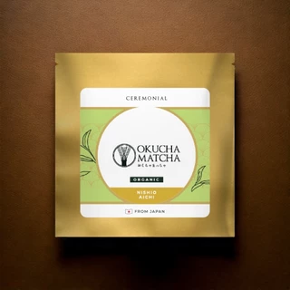 OKUCHA MATCHA มัทฉะชาเขียว (Matcha) ขนาดทดลอง 4g นำเข้าญี่ปุ่น เกรด Ceremonial จากญี่ปุ่น