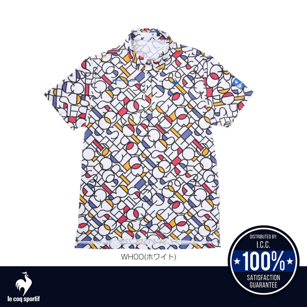 Le Coq Sportif Golf เสื้อโปโลกอล์ฟผู้ชาย แขนสั้น (เสื้อกอล์ฟ, เสื้อแขนสั้นผู้ชาย, เสื้อกันแดด)