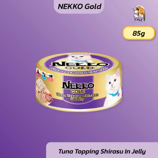 Nekko Gold Cat Wet Food can อาหารเปียกแมวเกรดพรีเมี่ยม ขนาด 85 กรัม แบ่งขาย 1 กระป๋อง