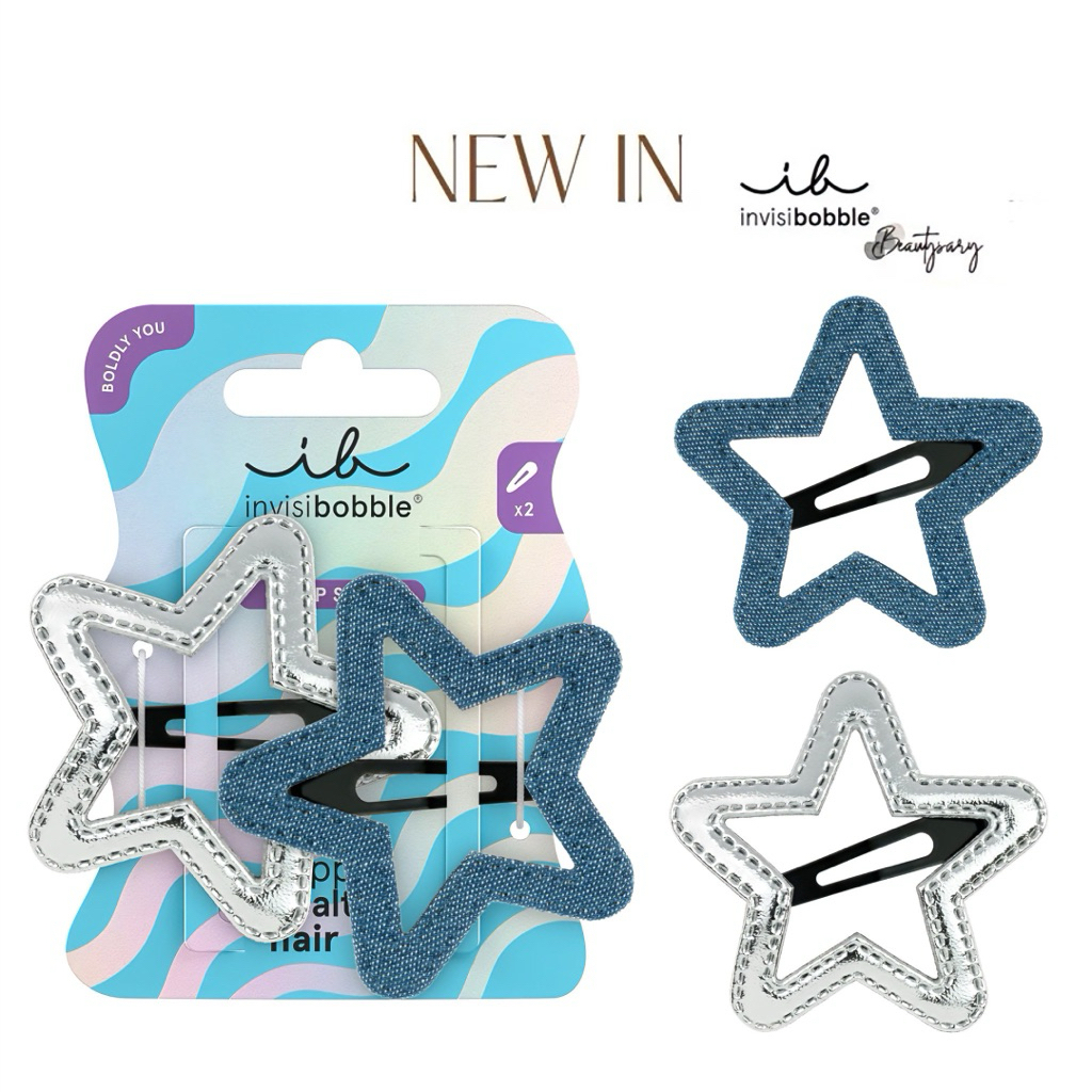 ใหม่ล่าสุด🎉 INVISIBOBBLE SNAPCLIPS กิ๊บติดผม Starlight Serenade (1 เซ็ต บรรจุ 2 ชิ้น)