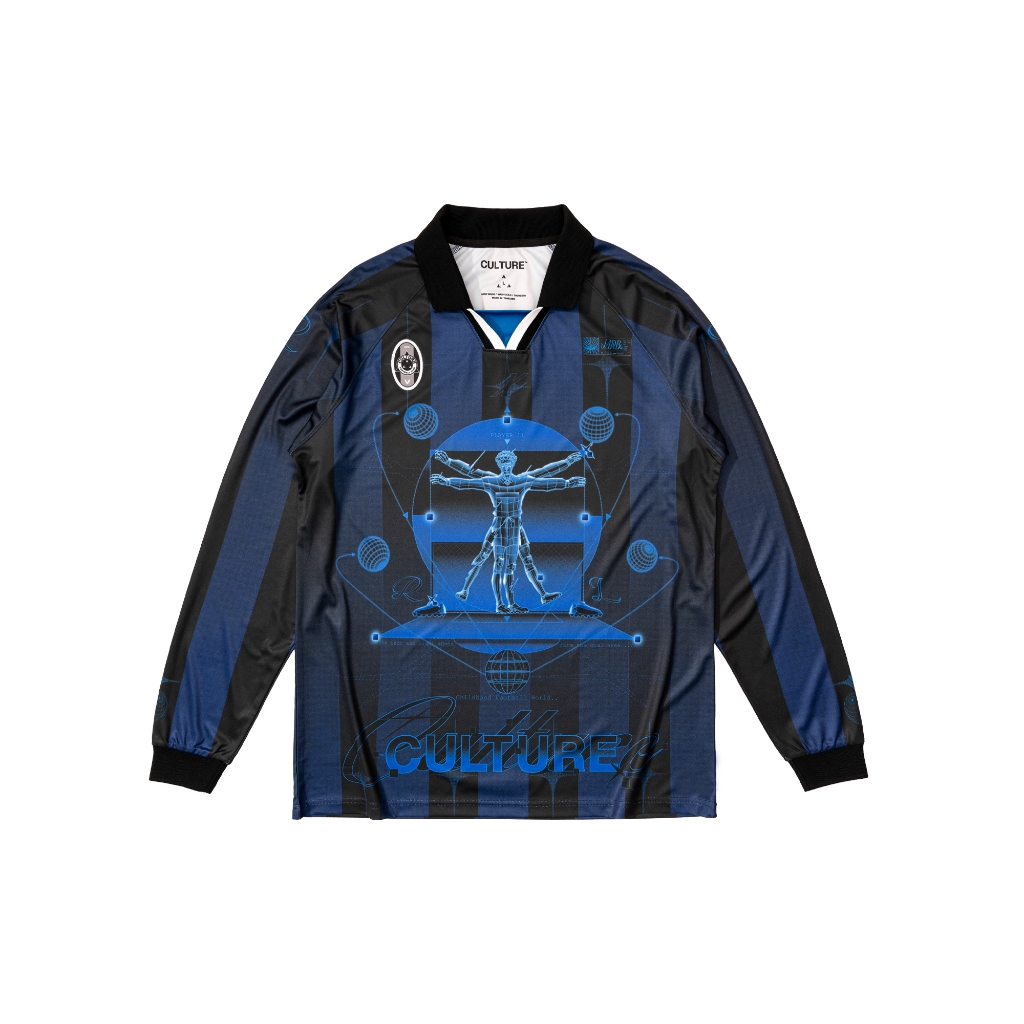 เสื้อบอลแฟชั่นแขนยาวแนว Blokecore | Culture x Jarb Untitled XI Longsleeve Jersey Dial Up | เสื้อบอล เสื้อแฟชั่นเกาหลี