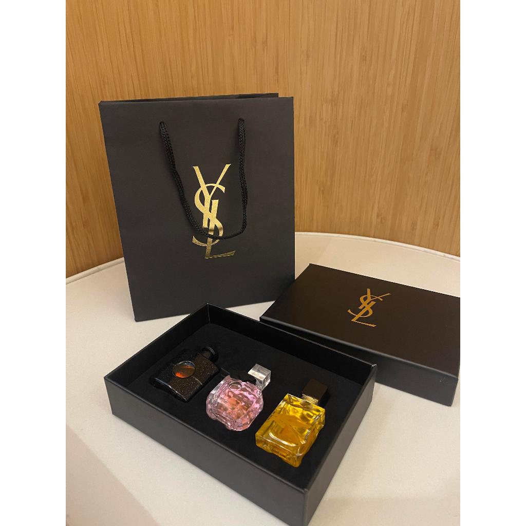 y3l perfume GIFT Set 3 ขวด กล่องบ็อกซ์เซ็ทสุดไฮโซพกพาสะดวก ชุดกล่องสุคนธ์ขวัญคลาสสิก 3*7.5ml
