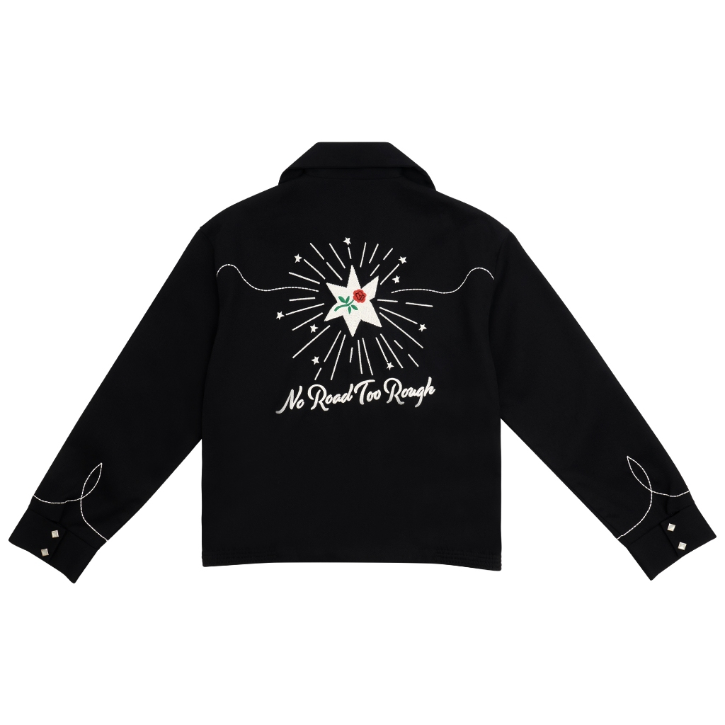 FEARLESSNESS RIDING BLACK WESTERN JACKET