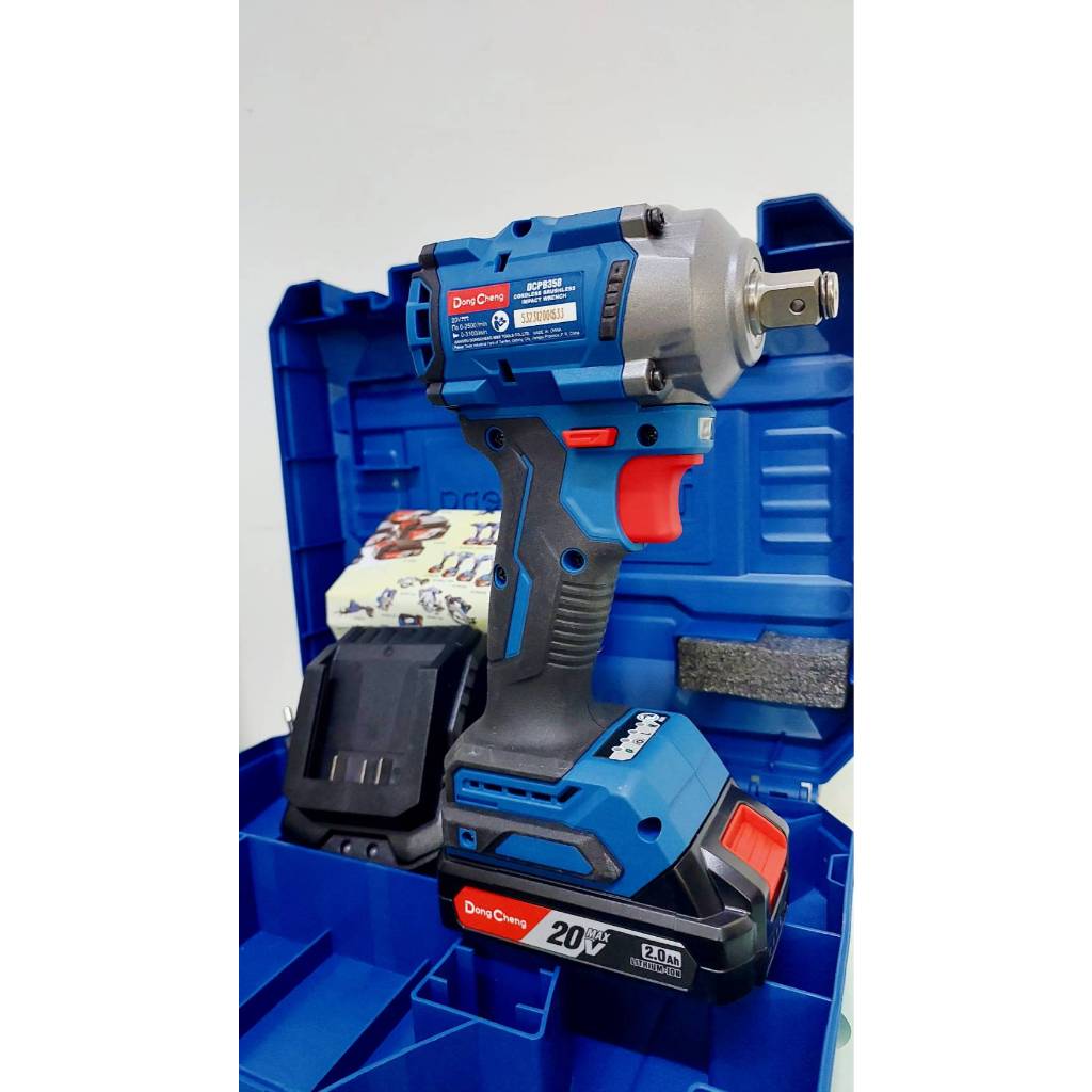 DongCheng (DC ดีจริง) รุ่น DCPB358 แบต 20V 2A 1ก้อน พร้อมที่ชาร์จ