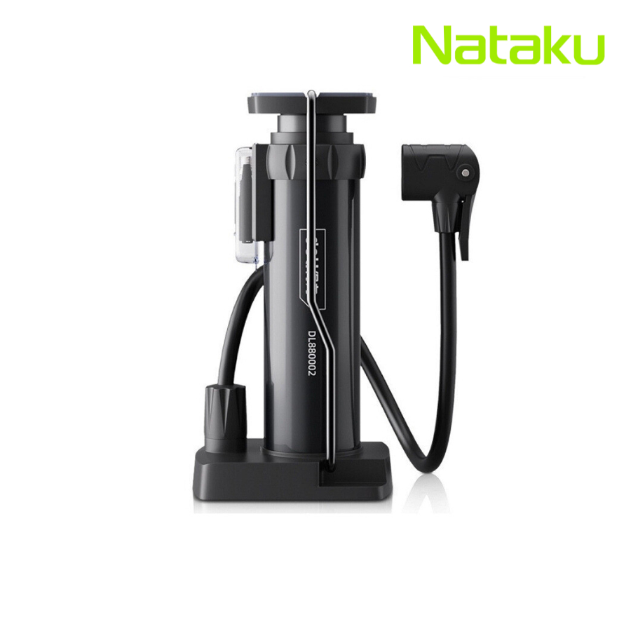 Nataku ที่สูบลมจักรยาน สูบจักรยาน ที่สูบลมแบบขาเหยียบ สูบลม ง่ายต่อการพกพา สูบจักรยาน มอเตอร์ไซค์ รถยนต์ แข็งแรง ทนทาน