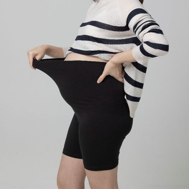 Lily leggings [รุ่นขาสั้น] กางเกงเลกกิ้งคนท้อง ผ้ายืด ใส่ได้ถึงคลอด - รูปที่ 3